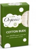 Produkt oferowany przez sklep:  Simply Gentle Organiczne patyczki kosmetyczne do uszu (200 szt)