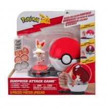Produkt oferowany przez sklep:  Pokemon Gra Surprise Attack Scorbunny Jazwares