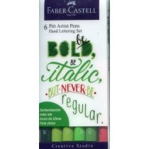 Produkt oferowany przez sklep:  Faber-Castell Zestaw do kaligrafii 6 kolorów