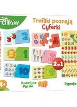 Produkt oferowany przez sklep:  Puzzle edukacyjne 30 el. Trefliki poznają cyferki