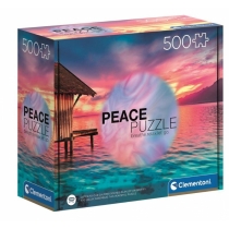 Produkt oferowany przez sklep:  Puzzle 500 el. Collection Living the present Clementoni