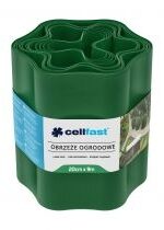 Produkt oferowany przez sklep:  Cellfast Obrzeże ogrodowe zielone 20 cm x 9 m zestaw 6 szt.