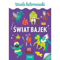 Produkt oferowany przez sklep:  Świat bajek. Kolorowanka A4. Wesołe kolorowanki