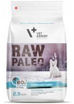 Produkt oferowany przez sklep:  Vet Expert Raw paleo large size puppy monoprotein turkey indyk karma sucha dla psów 2.5 kg