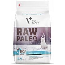 Produkt oferowany przez sklep:  Vet Expert Raw paleo large size puppy monoprotein turkey indyk karma sucha dla psów 2.5 kg