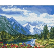 Produkt oferowany przez sklep:  Ideyka Malowanie po numerach. Alpejska doskonałość 40 x 50 cm