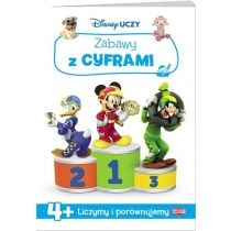 Produkt oferowany przez sklep:  Książka Disney uczy Junior. Zabawy z cyframi. UCL-1