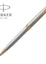Produkt oferowany przez sklep:  Długopis Parker Sonnet stalowy Gt złoty