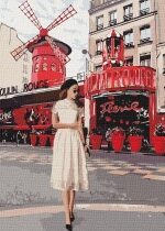 Produkt oferowany przez sklep:  Ideyka Malowanie po numerach. Moulin Rouge 40 x 50 cm