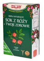 Produkt oferowany przez sklep:  Polska Róża 100% naturalny sok z róży Box (witamina C) 3 l