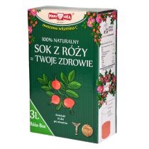 Produkt oferowany przez sklep:  Polska Róża 100% naturalny sok z róży Box (witamina C) 3 l