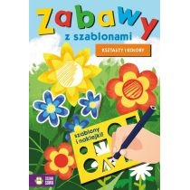 Produkt oferowany przez sklep:  Książka Zabawy z szablonami. Kształty i kolory