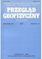 Produkt oferowany przez sklep:  Przegląd Geofizyczny Rocznik LIV 2009 Zeszyt 3-4