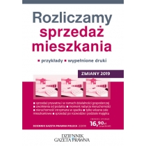 Produkt oferowany przez sklep:  Rozliczamy sprzedaż mieszkania Zmiany 2019