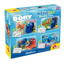 Produkt oferowany przez sklep:  Puzzle dwustronne 4x48 elementów Dory 56903. Gdzie jest Dory? Lisciani