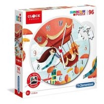 Produkt oferowany przez sklep:  Puzzle 96 el. Zegar Balon na wietrze Clementoni