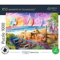 Produkt oferowany przez sklep:  Puzzle 1000 el. Sailboats View Trefl