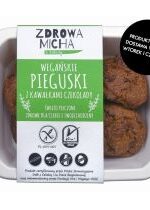 Produkt oferowany przez sklep:  Zdrowa Micha Pieguski z kawałkami czekolady bezglutenowe Świeżo pieczone wegańskie 140 g