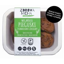 Produkt oferowany przez sklep:  Zdrowa Micha Pieguski z kawałkami czekolady bezglutenowe Świeżo pieczone wegańskie 140 g