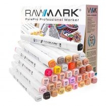 Produkt oferowany przez sklep:  Rawmark Promarkery alkoholowe purePRO Portrait 36 kolorów