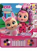 Produkt oferowany przez sklep:  Zestaw artystyczny Kolorowanka Cry Babies kredki farby Giga Blok 4w1