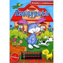 Produkt oferowany przez sklep:  Książka z szablonami - Zwierzęta