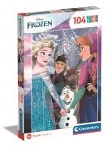Produkt oferowany przez sklep:  Puzzle 104 el. Super Kolor Disney Frozen Clementoni