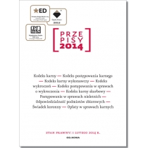 Produkt oferowany przez sklep:  Przepisy 2014 Zbiór Karny