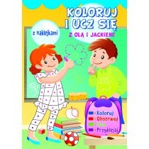 Produkt oferowany przez sklep:  Koloruj i ucz się z Olą i Jackiem!