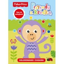 Produkt oferowany przez sklep:  Fisher Price. Kolorowanki i zadania. Przygody z kredką