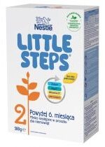 Produkt oferowany przez sklep:  Nestle Little Steps 2 Mleko następne w proszku dla niemowląt powyżej 6. miesiąca Zestaw 4 x 500 g