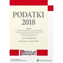 Produkt oferowany przez sklep:  Podatki 2018