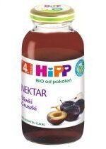 Produkt oferowany przez sklep:  Hipp Nektar śliwki gruszki po 4. miesiącu zestaw 6 x 200 ml Bio