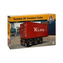Produkt oferowany przez sklep:  Tecnokar 20 container trailer Italeri