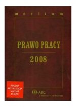 Produkt oferowany przez sklep:  Prawo Pracy 2008