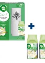 Produkt oferowany przez sklep:  Air Wick Freshmatic Białe Kwiaty automatyczny odświeżacz powietrza Komplet + wkłady Zestaw 3 x 250 ml