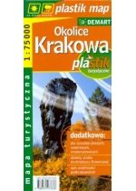 Produkt oferowany przez sklep:  Okolice Krakowa - laminowana map. tur. 1:75 000