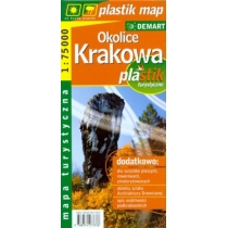 Produkt oferowany przez sklep:  Okolice Krakowa - laminowana map. tur. 1:75 000