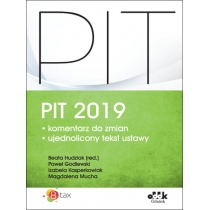 Produkt oferowany przez sklep:  PIT 2019 komentarz do zmian