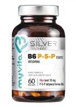 Produkt oferowany przez sklep:  Myvita Silver Witamina B6 P-5-P Forte Suplement diety 60 kaps.