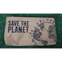 Produkt oferowany przez sklep:  Piórnik saszetka ze zmywalnego papieru Save The Planet