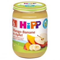 Produkt oferowany przez sklep:  Hipp Jabłka z mango i bananem od 6. miesiąca zestaw 3 x 190 g Bio