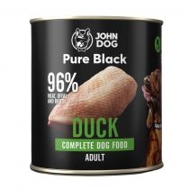 Produkt oferowany przez sklep:  John Dog Pure Black mokra karma dla dorosłych psów kaczka 800 g