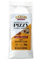 Produkt oferowany przez sklep:  Ocelio Bezglutenowa mieszanka do wypieku pizzy z mąka gryczną 500 g
