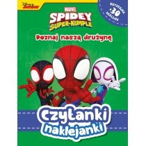 Produkt oferowany przez sklep:  Czytanki naklejanki. Marvel. Spidey i Super-kumple. Poznaj naszą drużynę