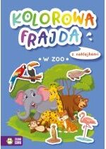 Produkt oferowany przez sklep:  Kolorowa frajda. W zoo. Z naklejkami