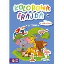 Produkt oferowany przez sklep:  Kolorowa frajda. W zoo. Z naklejkami