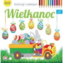 Produkt oferowany przez sklep:  Koloruję i naklejam. Wielkanoc