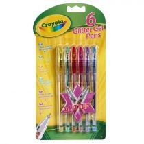 Produkt oferowany przez sklep:  Długopisy żelowe brokatowe 6 kolorów