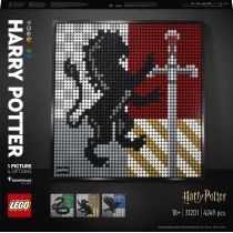 Produkt oferowany przez sklep:  LEGO Art Harry Potter Herby Hogwartu 31201